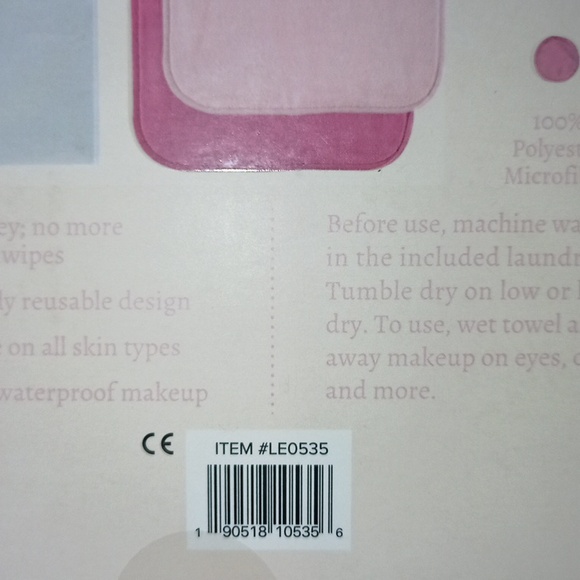 Lily Eden Reusable Make up Makeup Remover Towel Pads Box Set - Picture 8 of 13